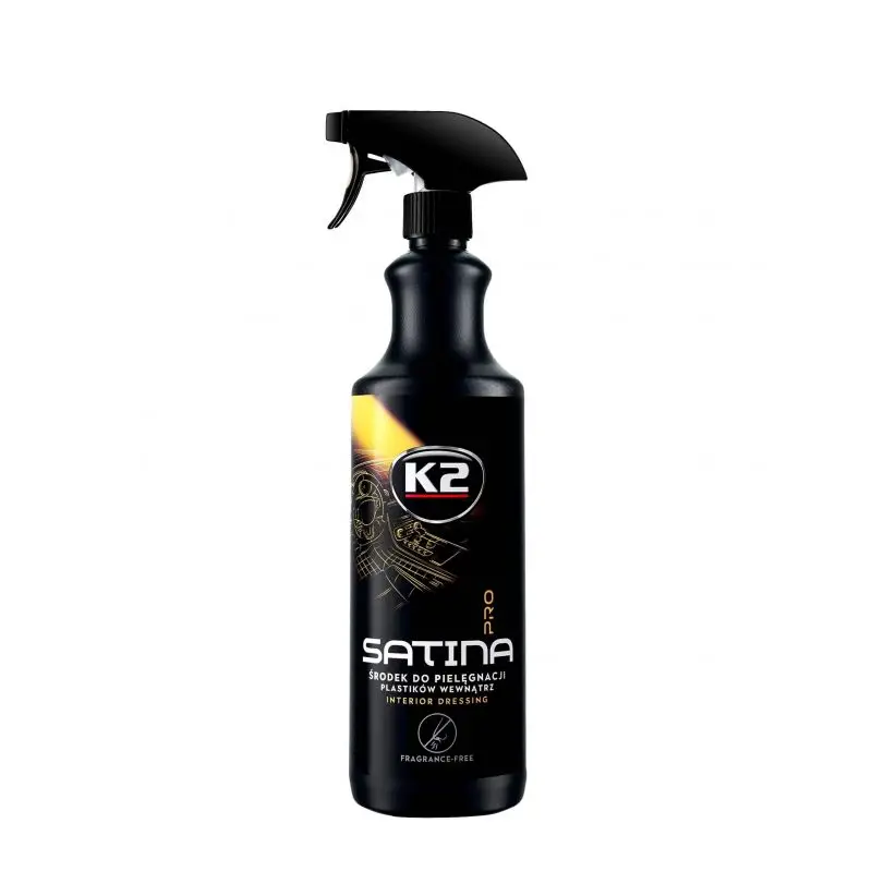 Полироль и очиститель пластика SATINA PRO K2 без запаха 1L|Уход за пластиком резиной| |