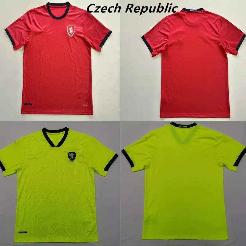

Czech Republic Soccer Jersey Home Aawy Top Quality Football Shirt For Men