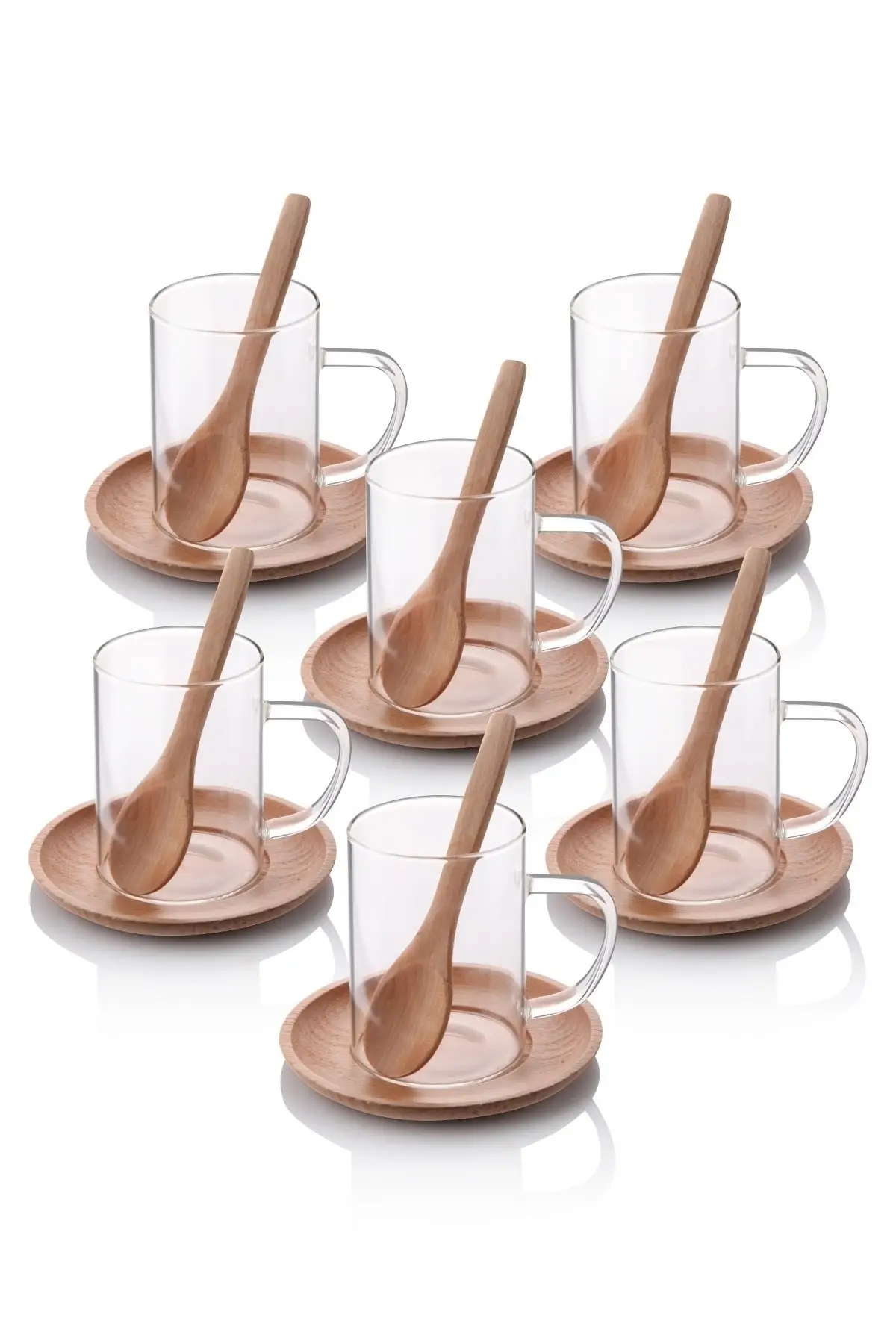 Высококачественный деревянный бамбуковый поднос для завтрака и чая чайный набор