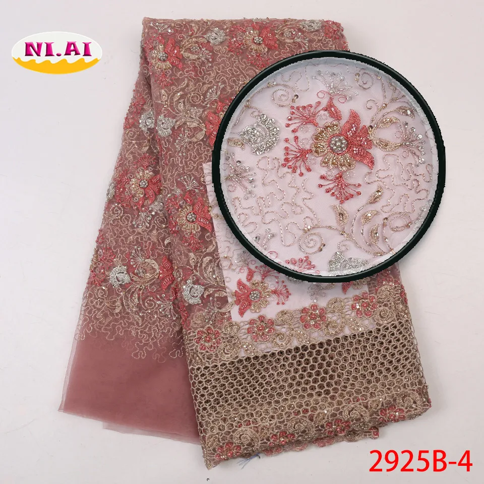 Кружевные тканевые платья с вышивкой новое свадебное кружево ручной работы