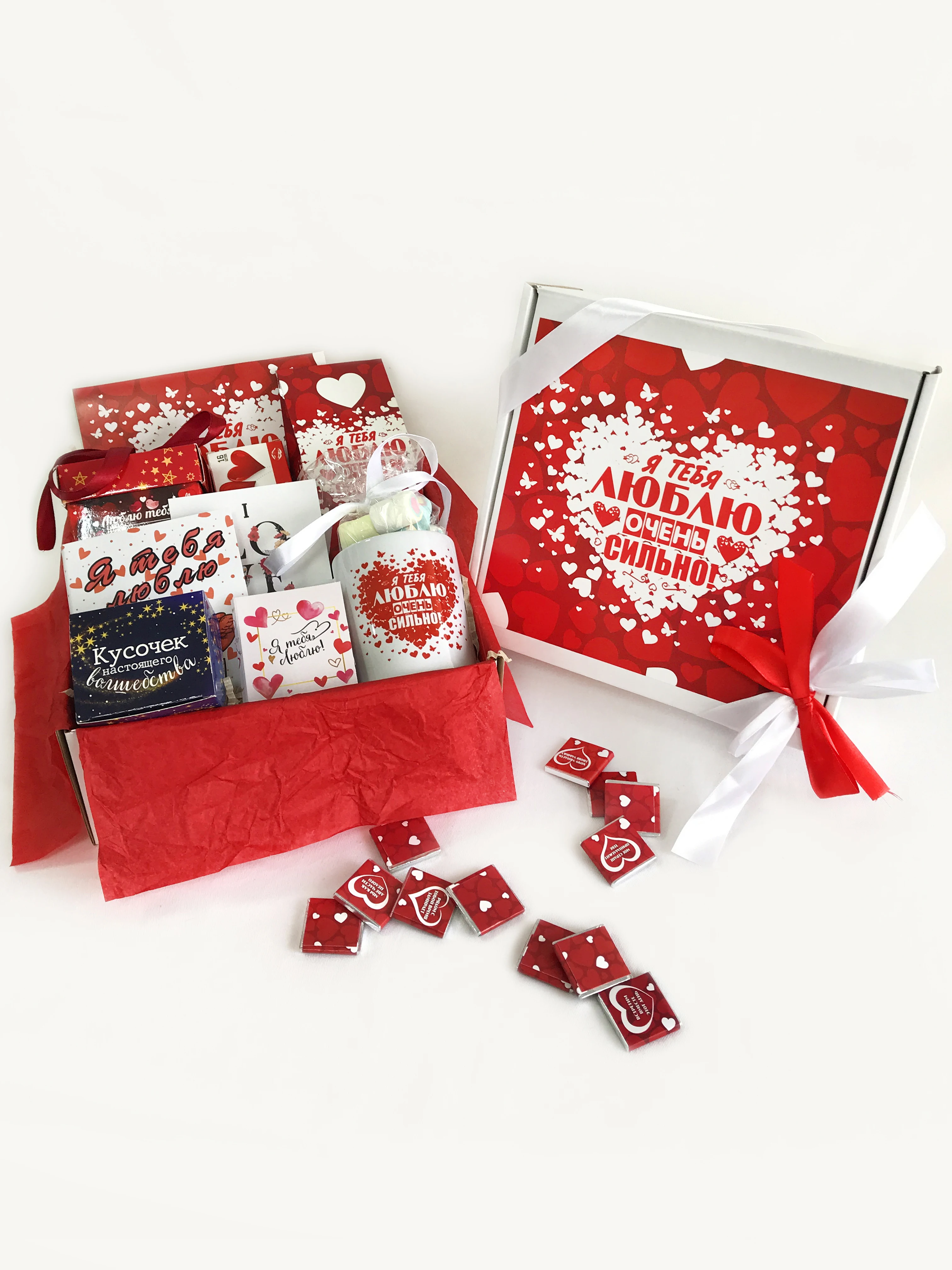 Бокс подарочный / Лаборатория счастья Я тебя люблю очень сильно | Дом и сад