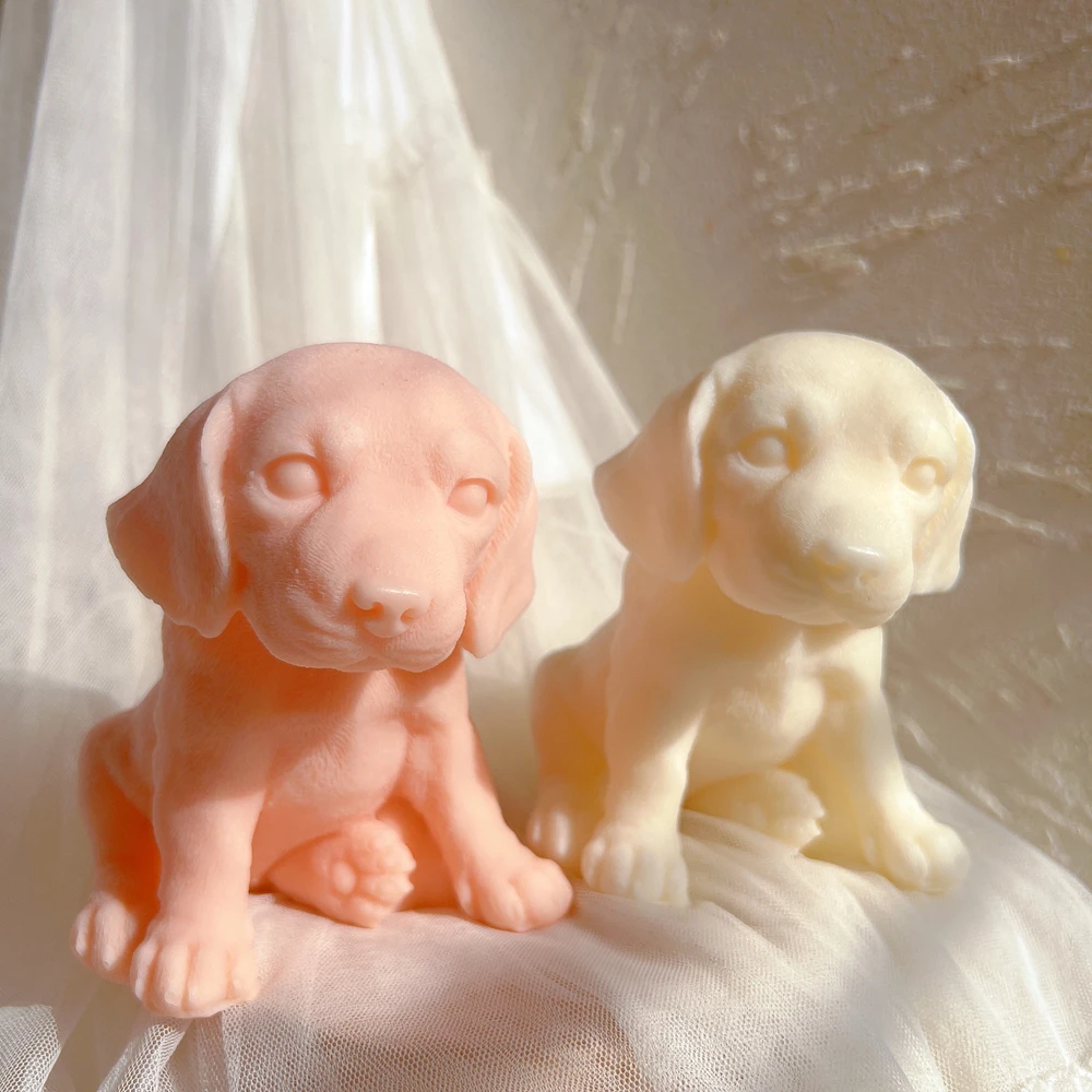Beagle Свеча для собак Mold животные щенки восковая Силиконовая Форма Щенок Собака
