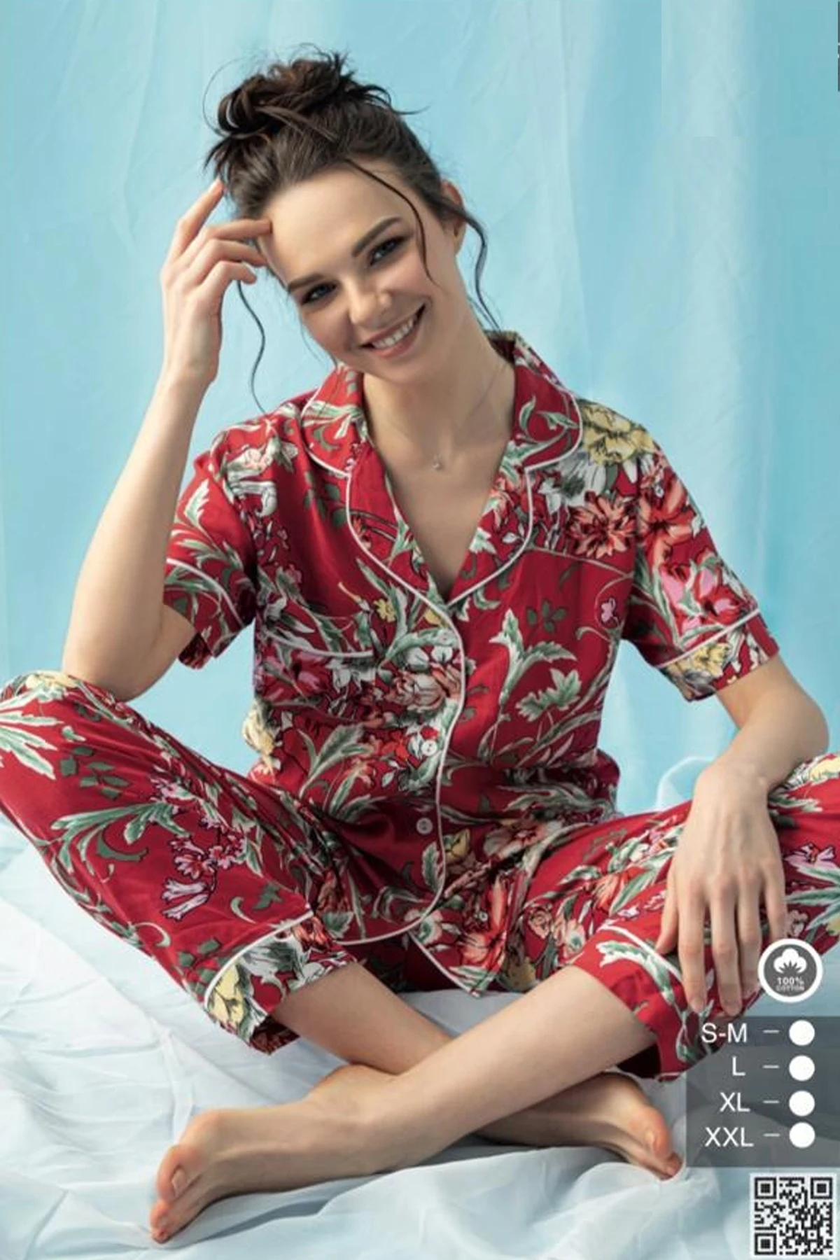 

Women's Short Sleeve Pyjama Set