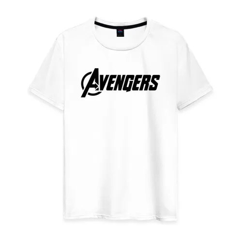 Мужская футболка хлопок 100% Avengers Мстители рисунки на футболках супергерои Марвел