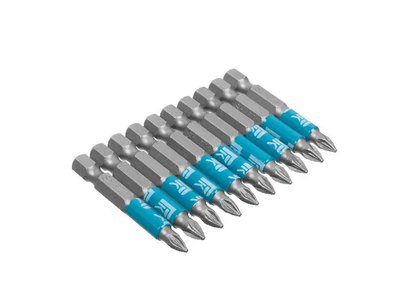 Биты профессиональные сталь S2 1/4&quot Е PZ1х50 (10шт.)