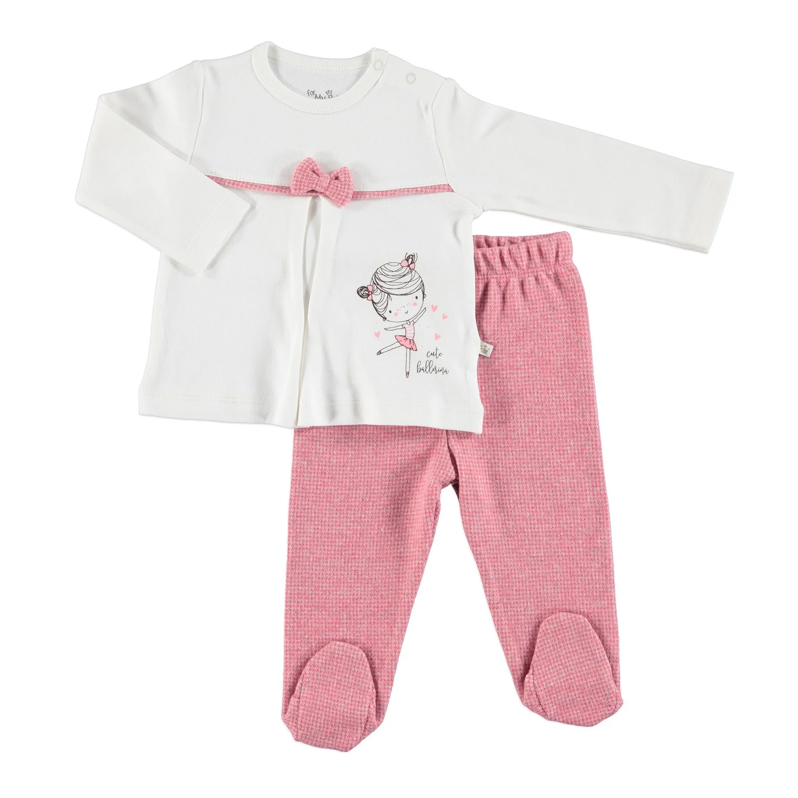 Ebebek For My Baby Bella/Свитшот штаны с ножками комплект из 2 предметов| |