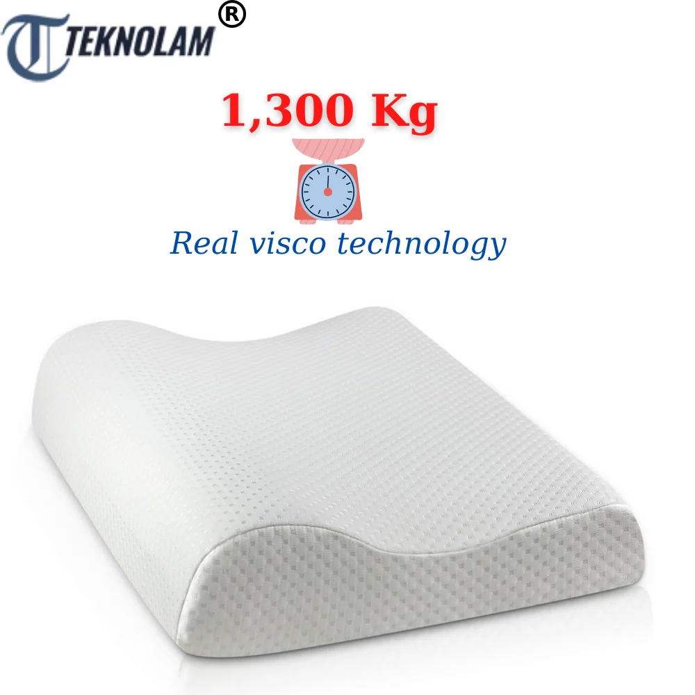 Ортопедическая подушка Teknolam % 100 Visco (60x41x11 см) с эффектом памяти Постельное белье