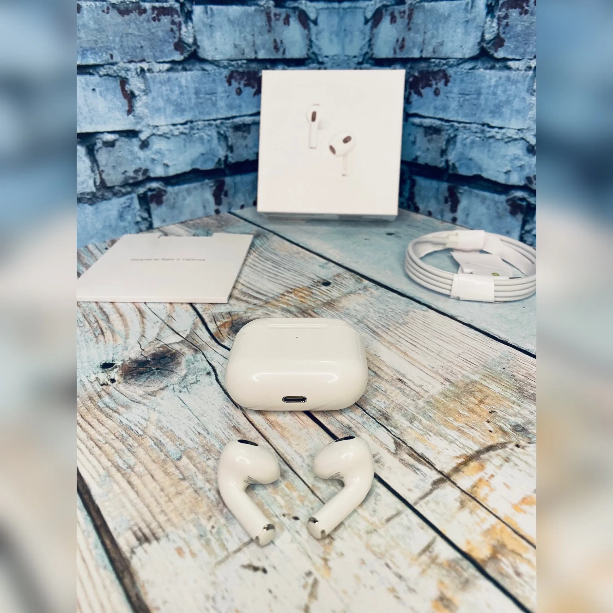 Беспроводные Bluetooth наушники для Air TWS 3 с беспроводной зарядкой гарнитура спорта