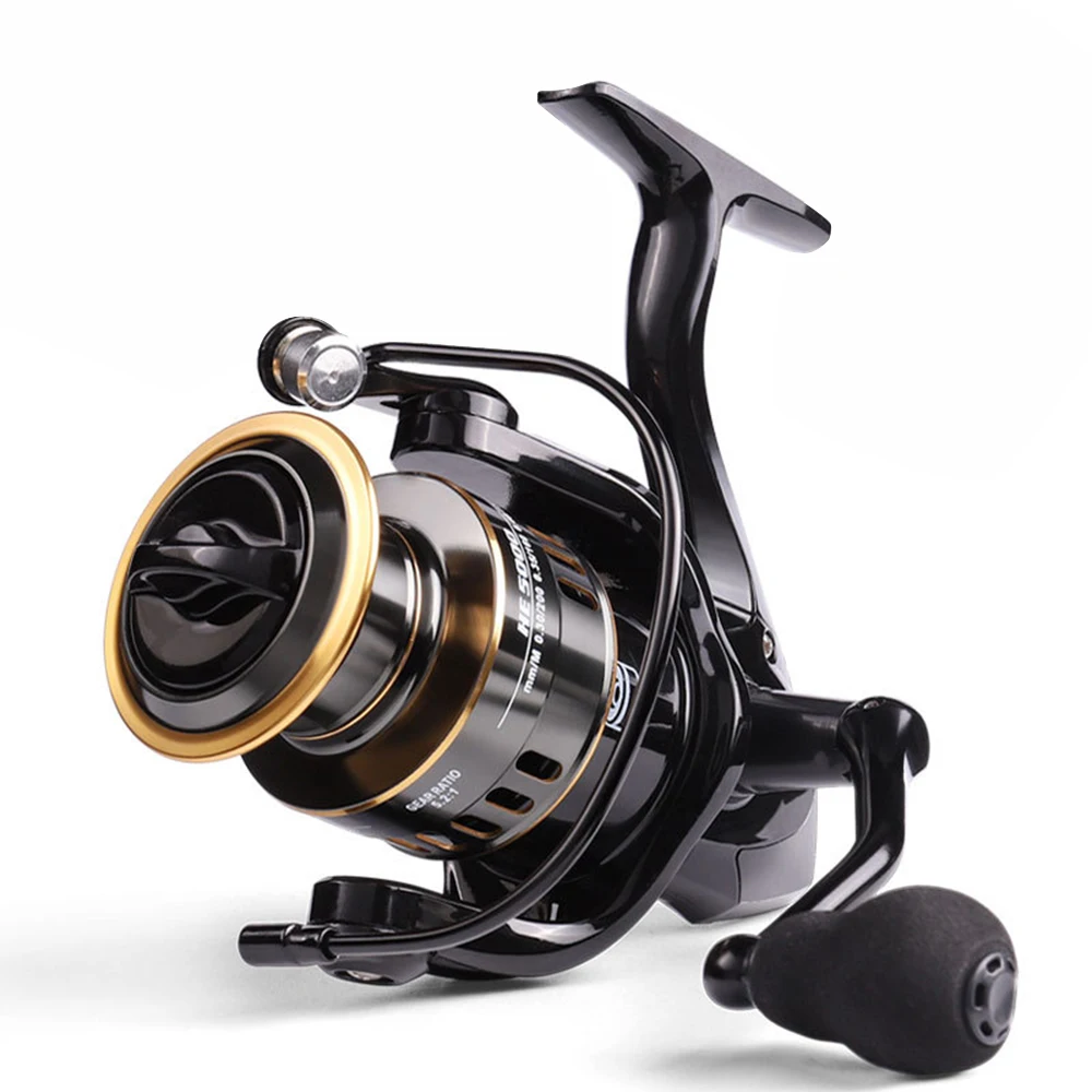 

New 1000 7000 Fishing Reel Max Drag Prowe 10kg Reel Fishing High Speed All Metal Spool Spinning Reel Saltwater 5.2:1
