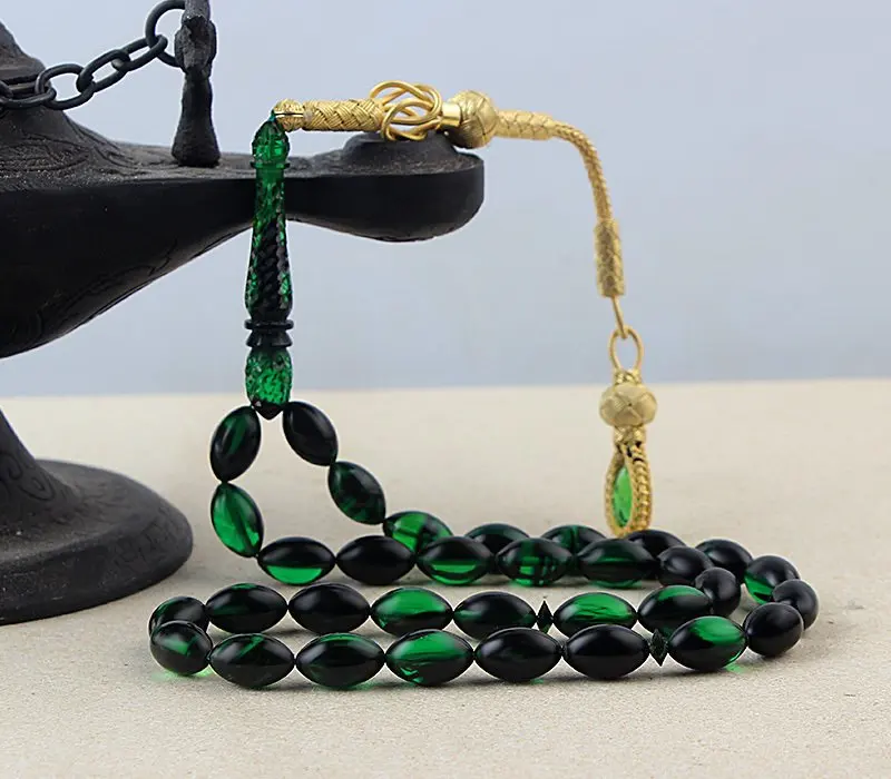 Natural Amber 1000 Silver Kazaz Tassel 33 Beads Pendant Prayer Tasbih Rosary Men Women Meditation Jewelry From Turkey |