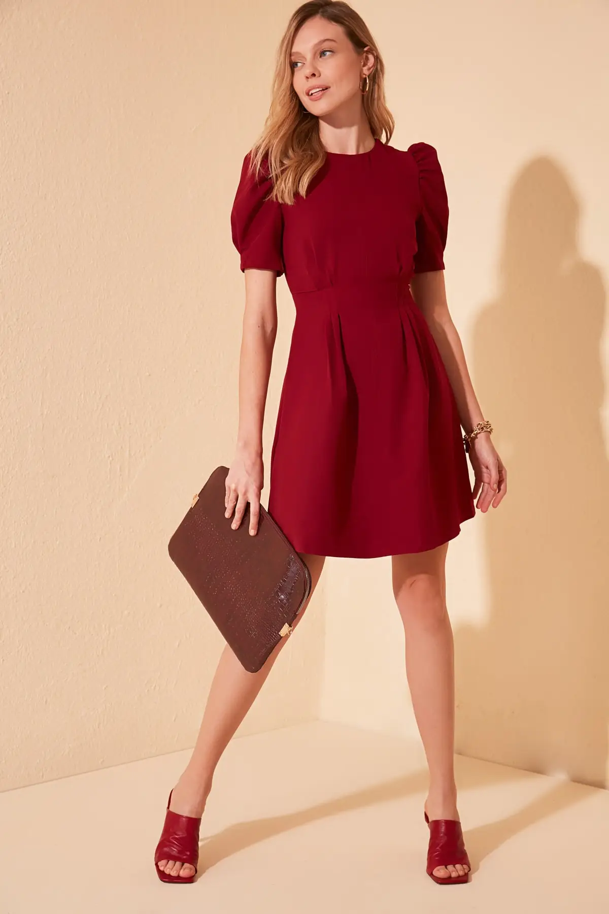 Trendyol Balloon Sleeve Dress TWOSS20EL2486 | Женская одежда