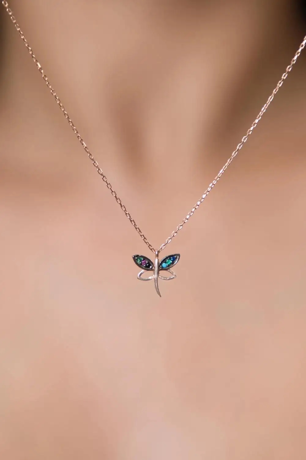 

New 925 Sterling Silver Necklace Necklaces for Women Jewelery Gift Zirkon Stone