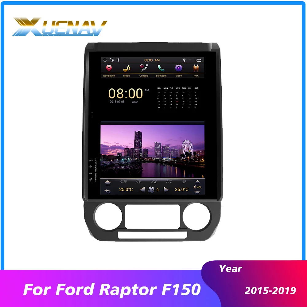 

Android Auto For Ford Raptor F150 2015-2019 GPS Navi Integrated Machine New and Old Raptor F150 Large Screen Vertical Screen