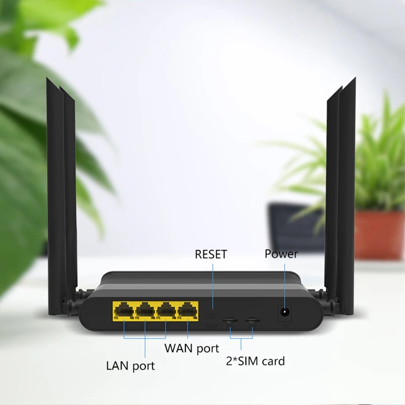 ZBT Dual LTE 4G беспроводной модем маршрутизатор домашний высокоскоростной Wi Fi с 2