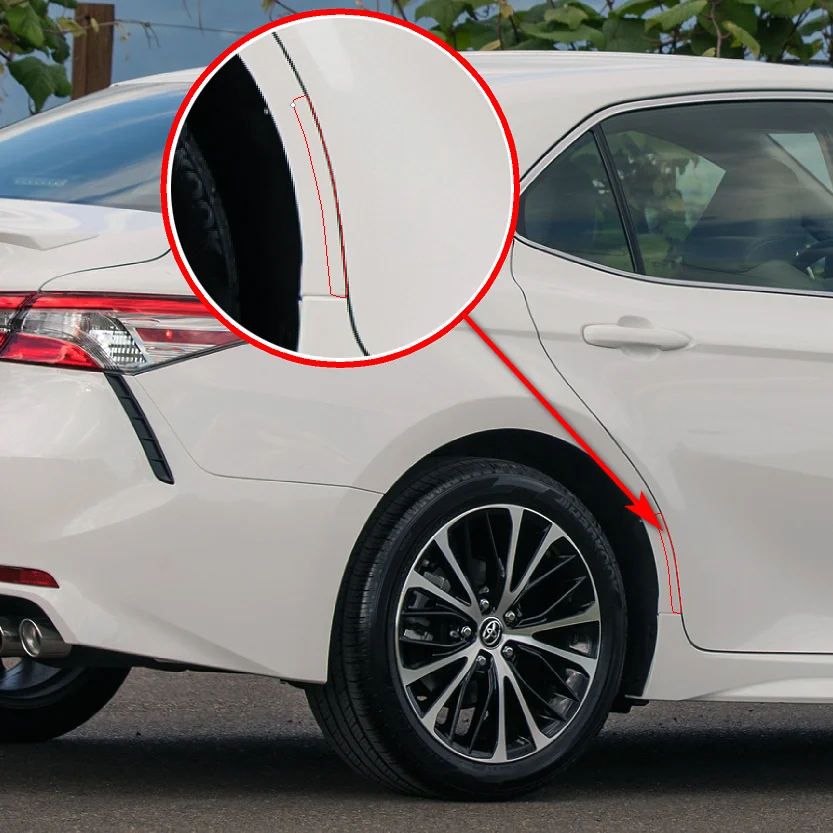 Наклейки антигравийные задней колёсной арки Toyota Camry XV70 5874806130 5874706130 |