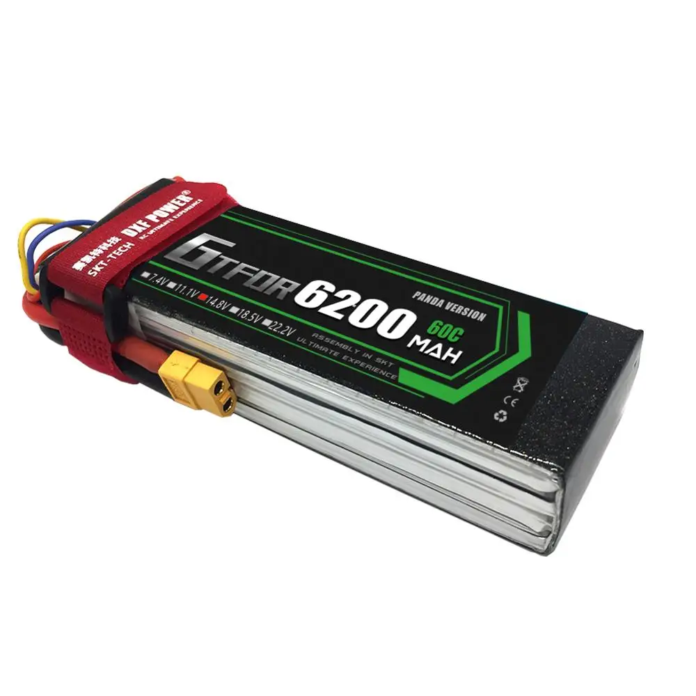 GTFDR Lipo аккумулятор 4S 14 8 в 6200 мАч 60C Burst 120C литий полимерная батарея AKKU для