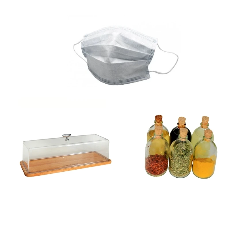 

3 Piece Kitchen Set Cake Dome Spice Set