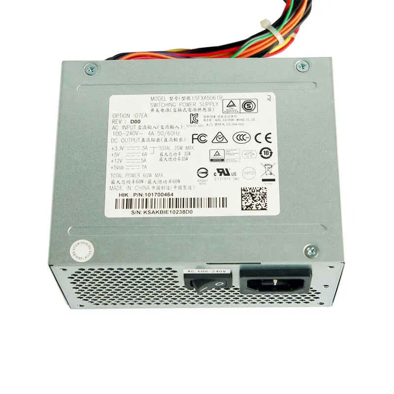 SFXA5061B жесткий диск видеомагнитофон 4 * SATA монитор ATX источник питания 60 Вт PSU