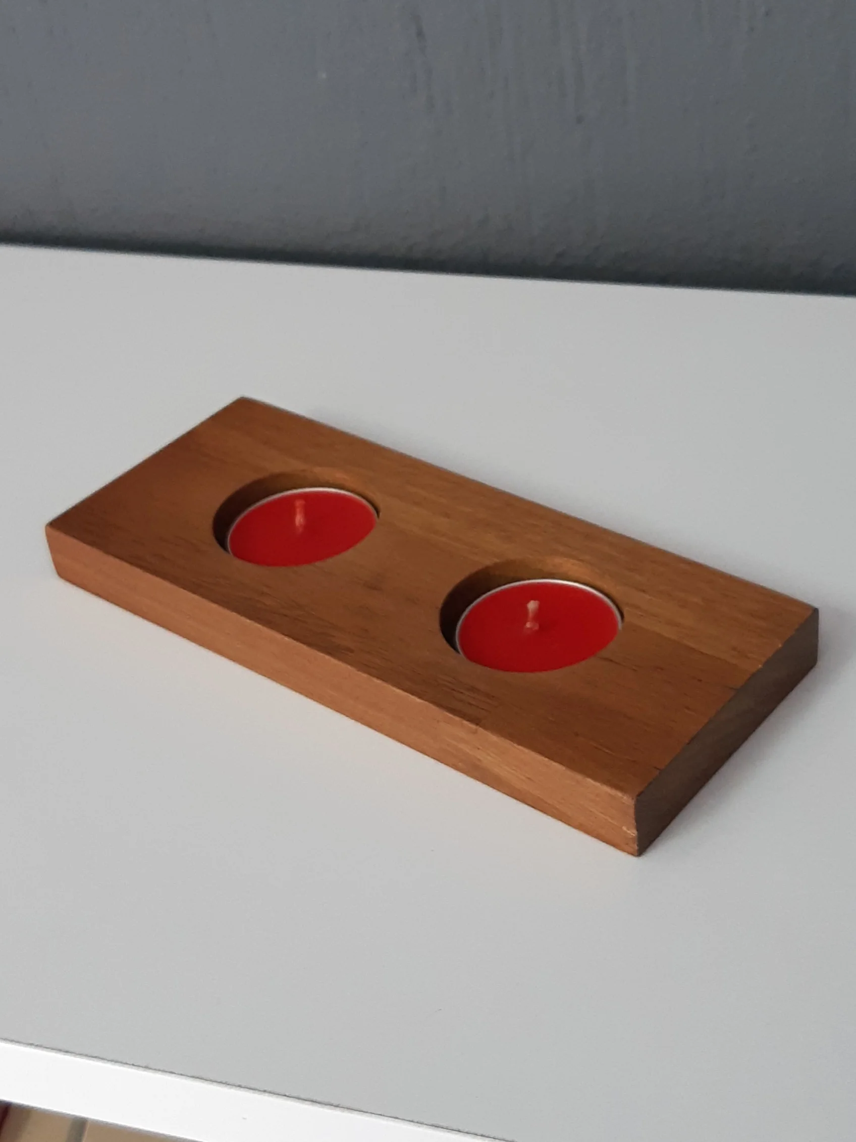 Декоративная Минималистичная деревянная подставка под свечи Скандинавский