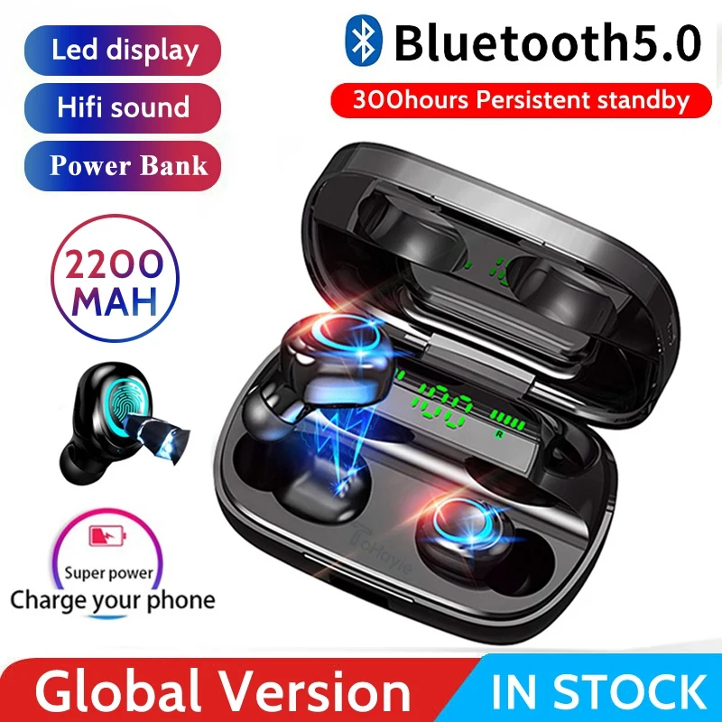 Беспроводные наушники Bluetooth TWS с шумоподавлением Handsfree беспроводная гарнитура