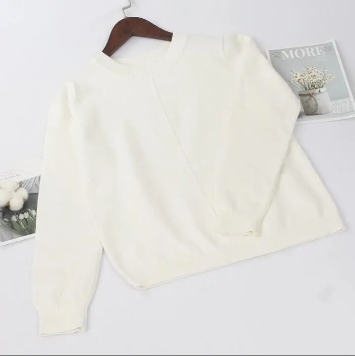 Épais automne hiver femmes pull mode qualité tricoté pull-over doux chaud femme | Женская одежда