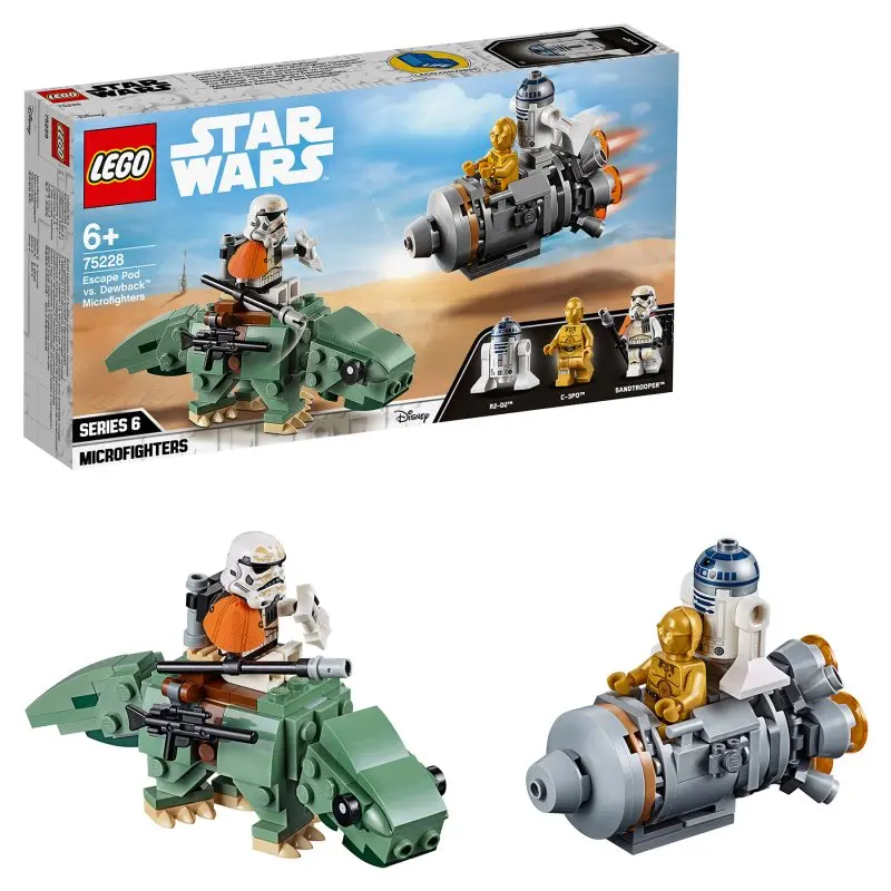 Конструктор LEGO Star Wars 75228 Спасательная капсула Микрофайтеры: дьюбэк | Игрушки и