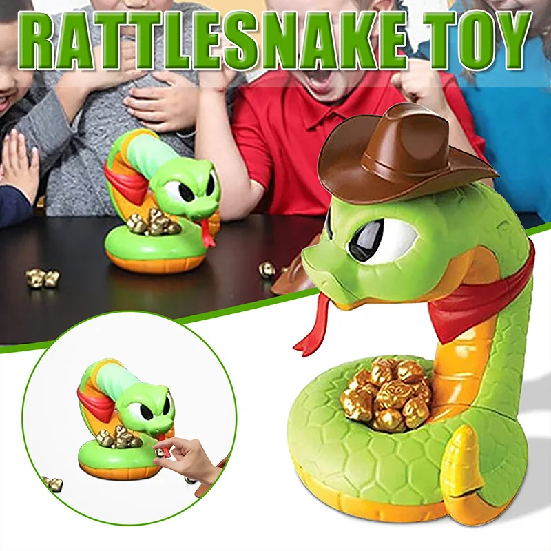 

Tricky Scary Electric Rattlesnake Toys Horror Decompression Snake Head Pop-up Mischief Party Game Children Funny Trap Toy Gift