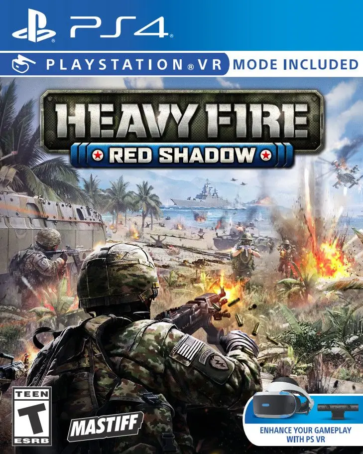 Видеоигра Heavy Fire: Red Shadow (с поддержкой PS VR) Русская Версия (PS4) | Электроника