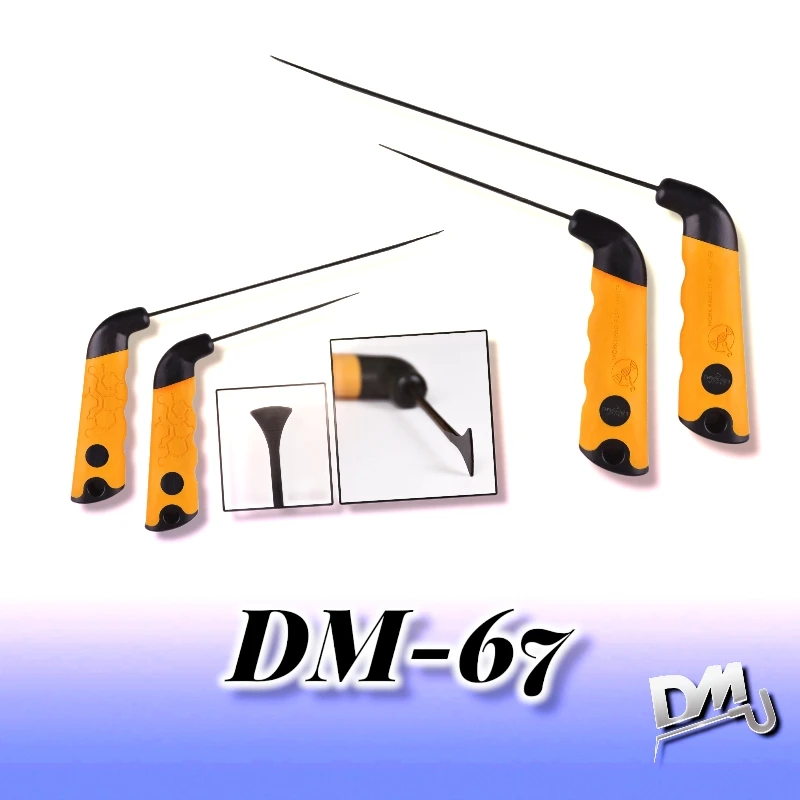 

Paintless Dent Removal Tools Fish Tail Style Rods with S Hook Kits for Door Dings Hail Easy to Operate 2 PCS Repair set