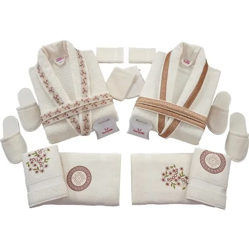 Семья свободный комплект для девочек 100 из хлопка крема бордовый (16 шт.) хлопок