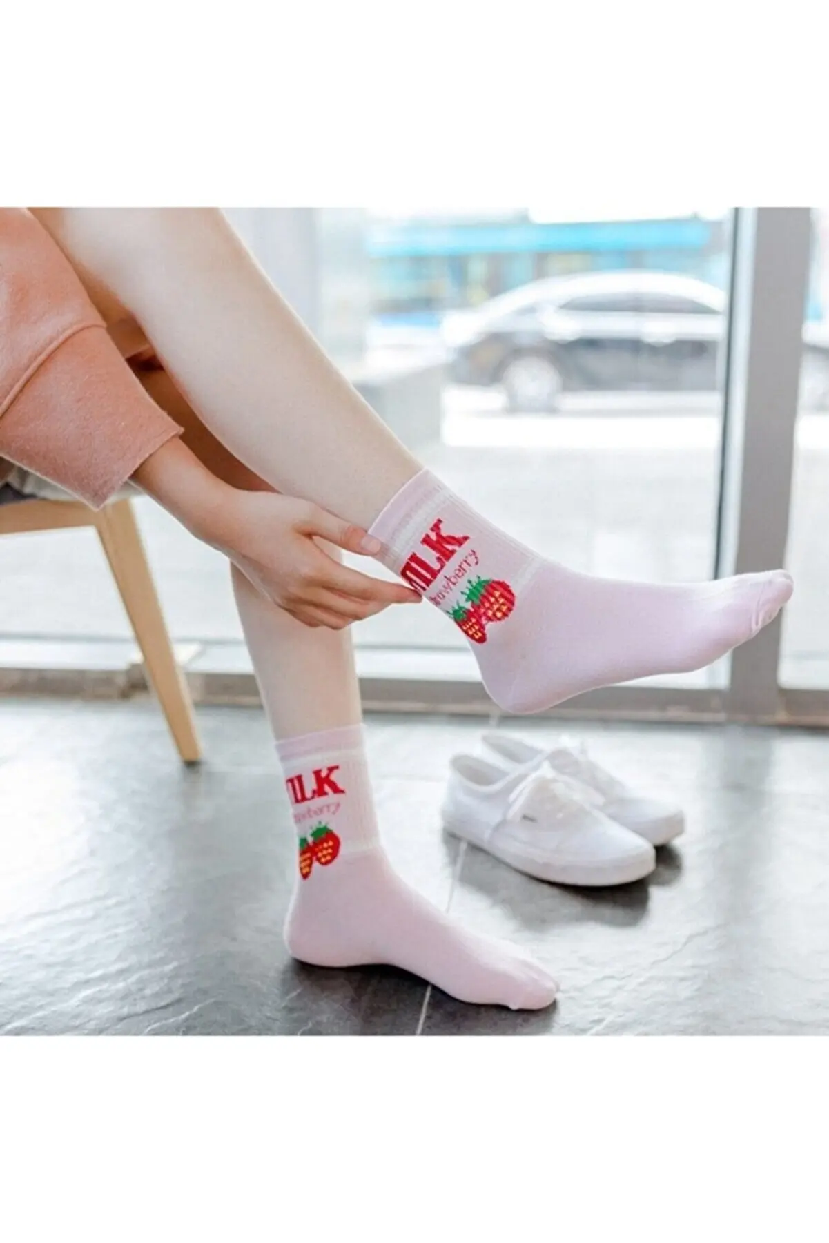 Women's Milk Socks 5 Pairs