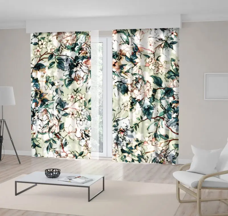 Занавес фруктовое дерево цветы весенние садовые красочный сезон солнечный день