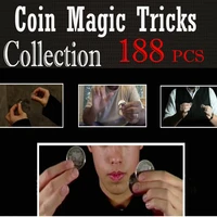 188 pcs coin magic trick magic package collection close up magic street magic