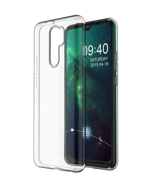 Силиконовый чехол для Xiaomi Redmi 9 прозрачный
