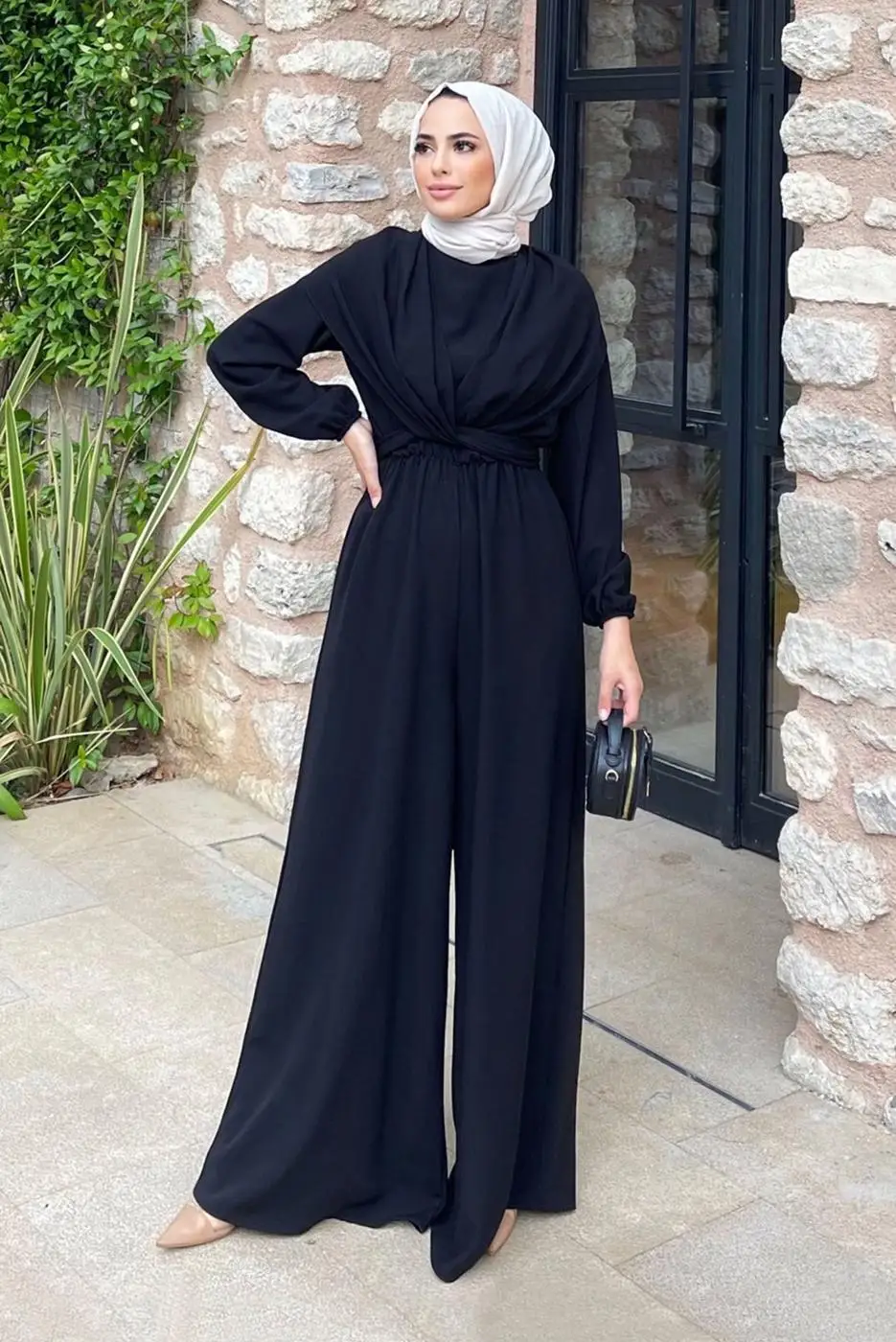 Jumpsuit Muslim Fashion Hijab Wear Night Clothing Evening Dress Wedding  Design Day Comfort Salas Summer Winter Spring Season - Muslim Sets -  AliExpress