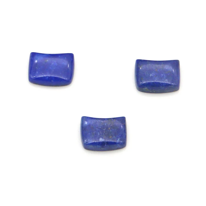 

Lapis Lazuli Cabochon Arch Knife Shape Flat Back 6x8mm Natural Mineral Semiprecious Stone For Jewelry Making Earrings Ring