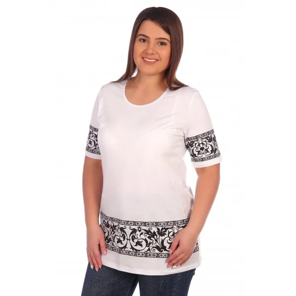 Футболка &quotКвест&quot белый | Женская одежда