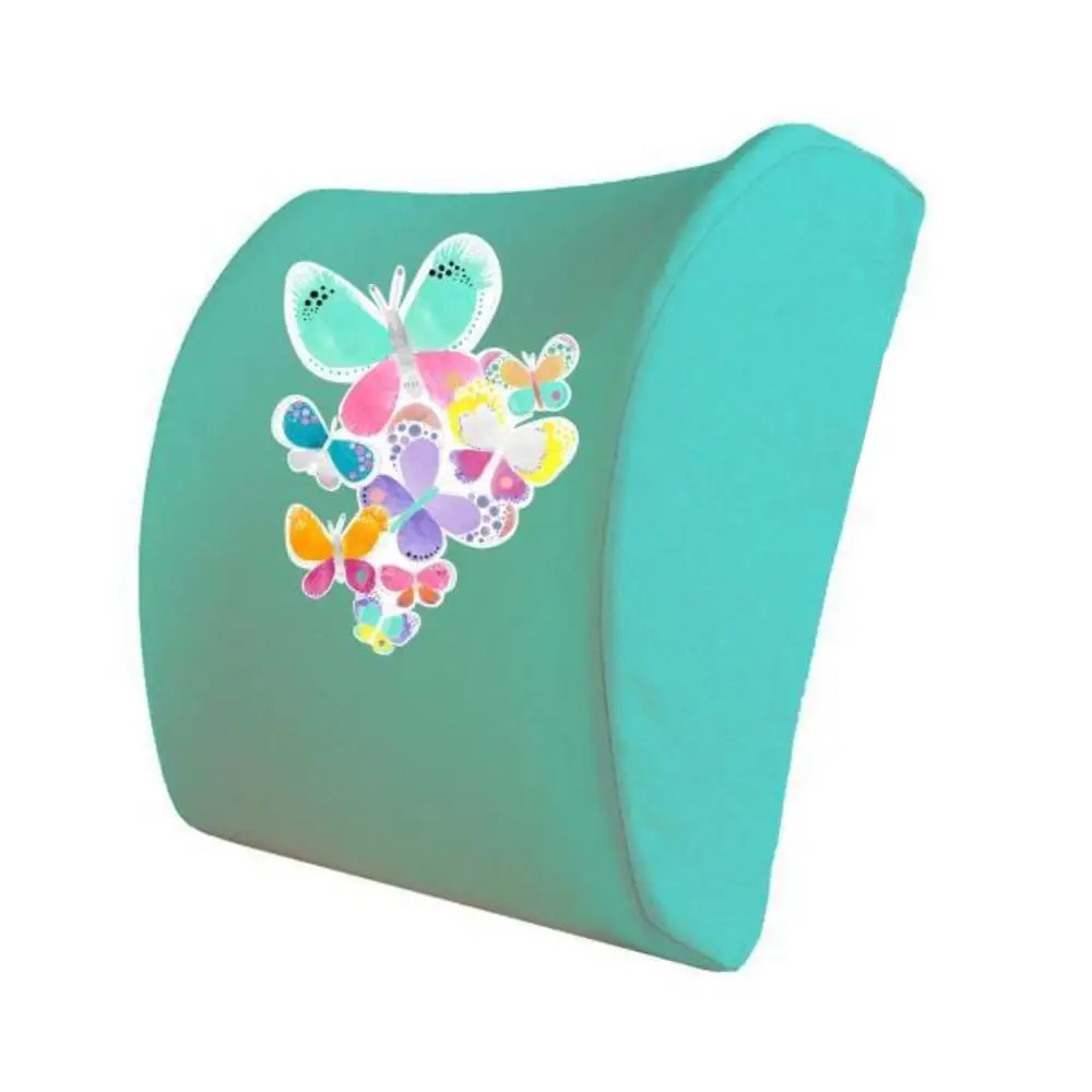 Prezzo Custog Memory Foam Cuscino Cuscino Sedile Supporto Vita Cuscino Schienale Per Sedia Da Ufficio Ortopedico Cuscino Sanitario Buterfly Fiore