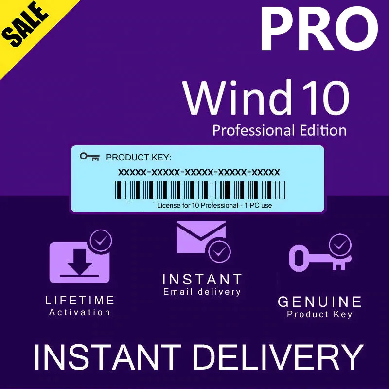 

2021 Windows 10 Pro Key Win 32/64-Bit FULL VERSION Produktschlssel Activation Code 30 Sec