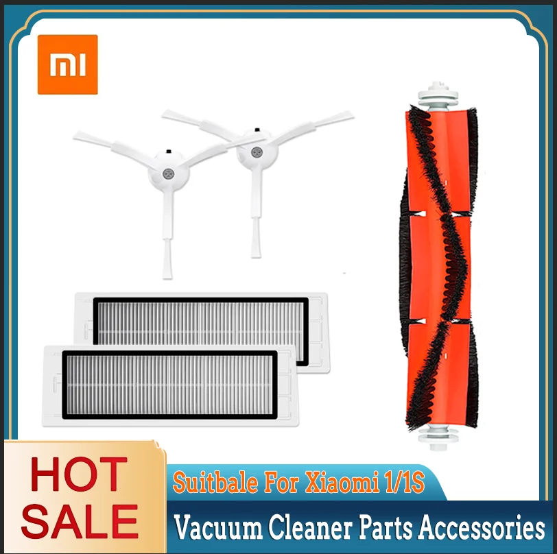 

Hepa Filter Main Brush For Xiaomi Mi 1 1S Robot Vacuum Cleaner Roborock S5 S50 Max Mijia Vacuum Cleaner Accessories Side Brush