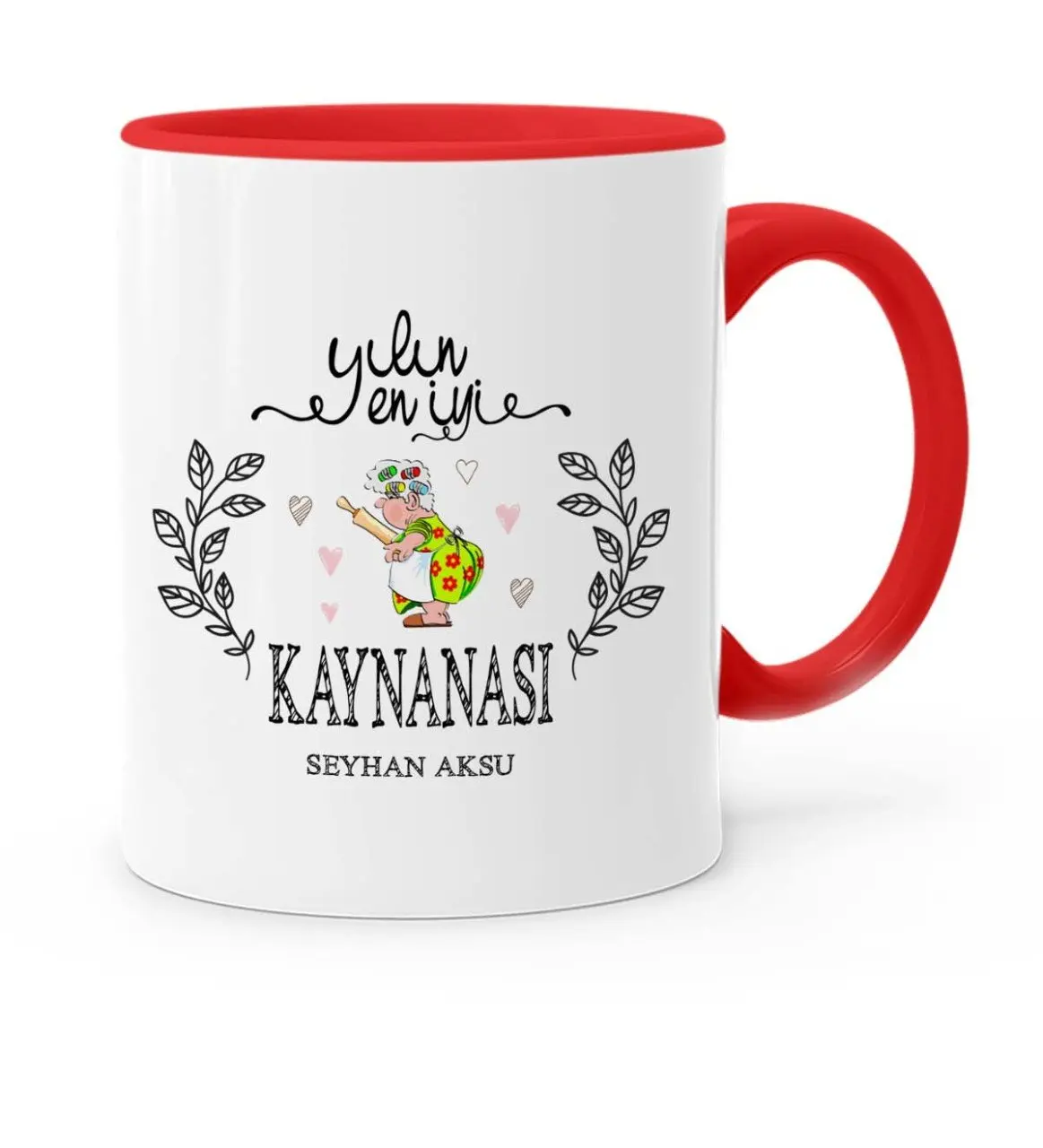 

Персонализированные лучший год kaynanasi красная кружка чашка