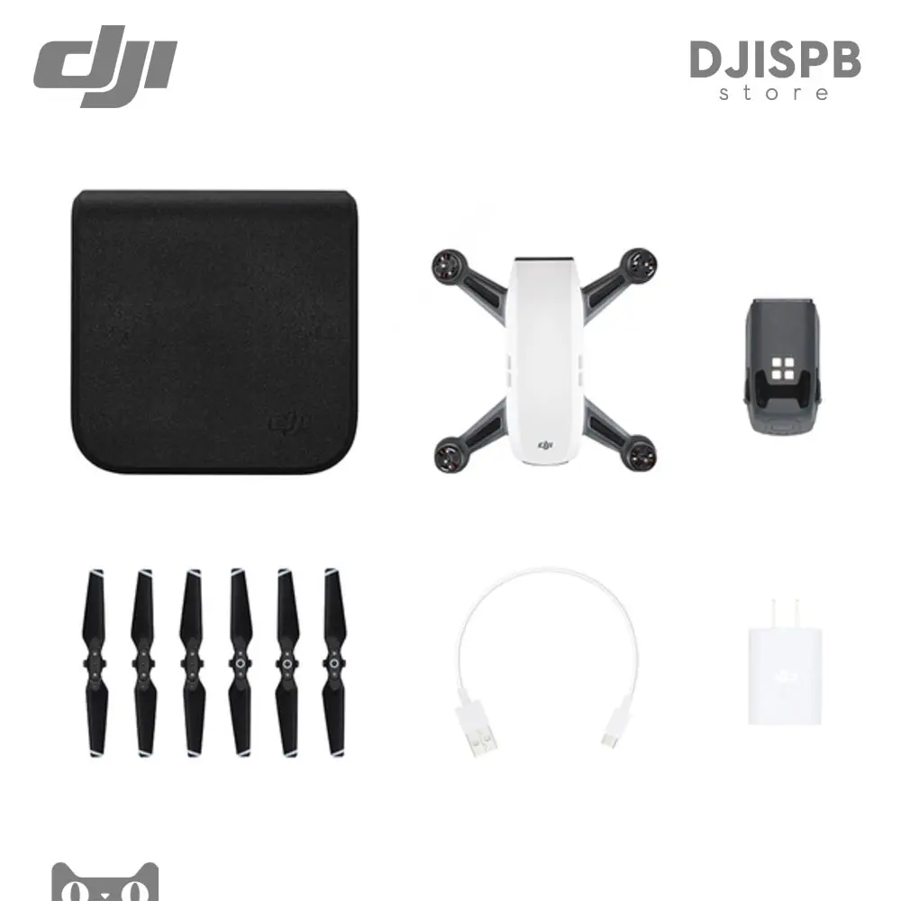 Квадрокоптер DJI Spark Alpine White Белый Коптер Дрон Комплект Комбо Набор Аксессуаров