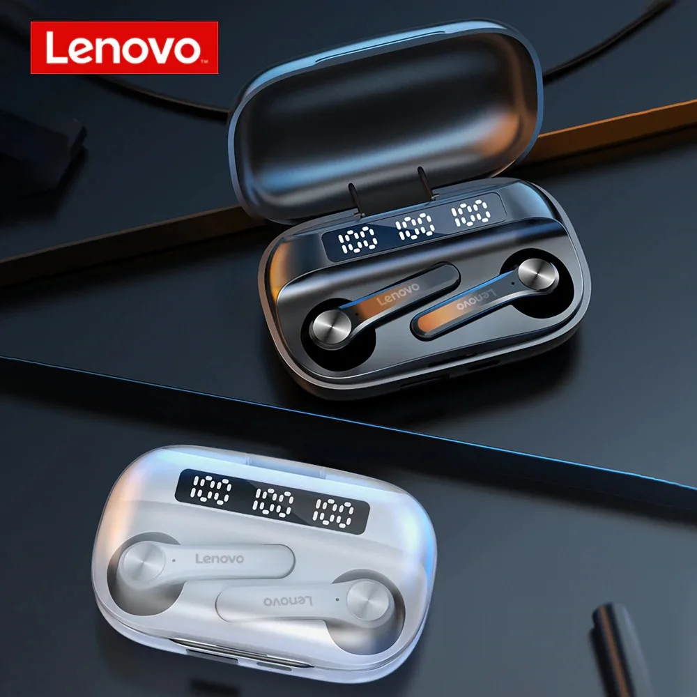 

Original Lenovo QT81 TWS Wireless Headphone Stereo Sports Waterproof Earbuds Headsets with Microphone Bluetooth Earphone