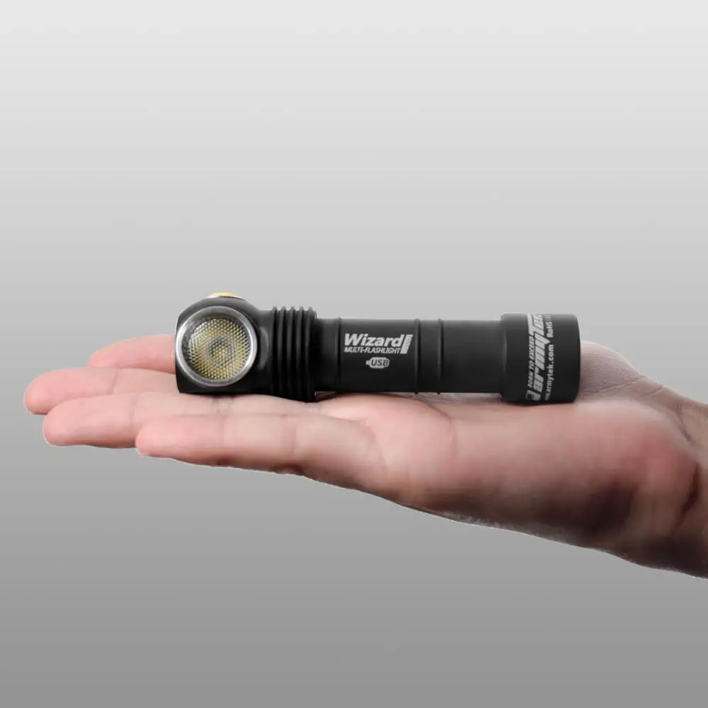 Налобный фонарь Armytek Wizard Pro v3 XHP50 Магнитный USB Перезаряжаемый Фонарь 18650 литий-ионный аккумулятор в комплекте