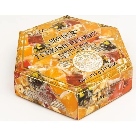

GREAT TASTE AND AMAZING AROMA Haci Bekir Mixed Turkish Delight 325 gr FREE SHIPPING