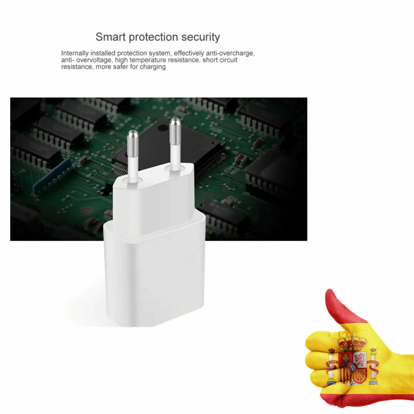 Универсальное зарядное устройство USB с европейской вилкой 2 5 А высокомощный