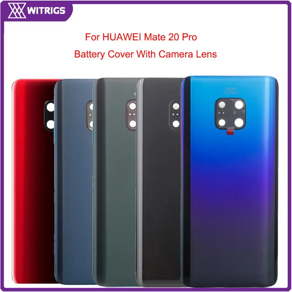 OEM для huawei mate 20 Pro крышка батареи задняя дверь корпус со стеклянным объективом