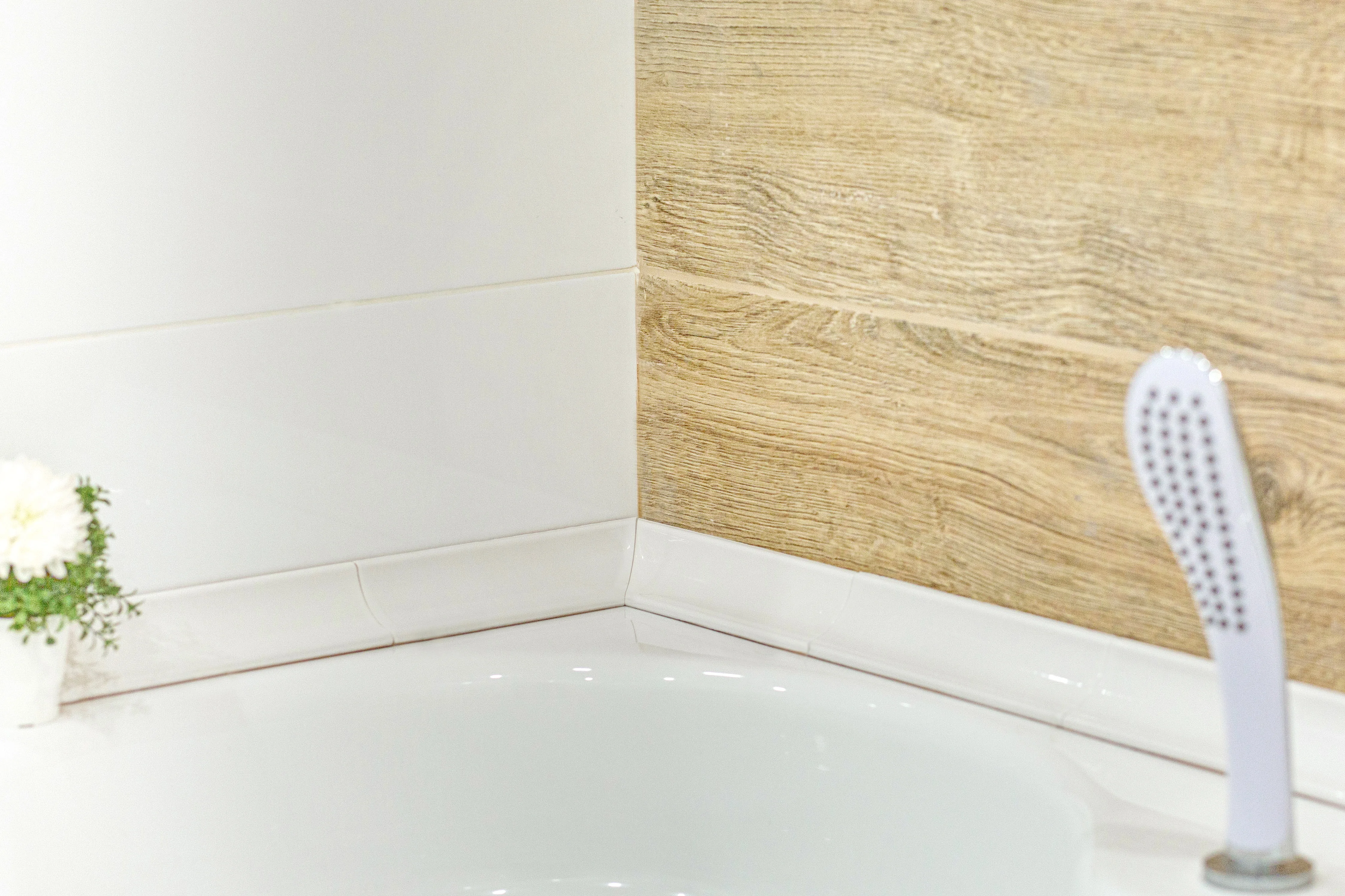 Керамический бордюр на ванну/плинтус для ванны/лента бордюрная КОМПЛЕКТ уголков