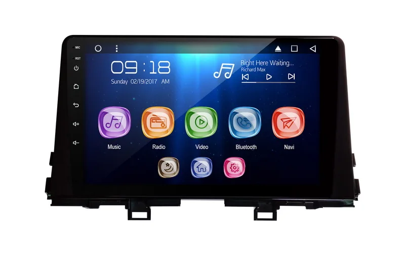 Автомобильный мультимедийный плеер allway 10 1 дюйма IPS экран Android 9 0 восемь ядер ОЗУ 2