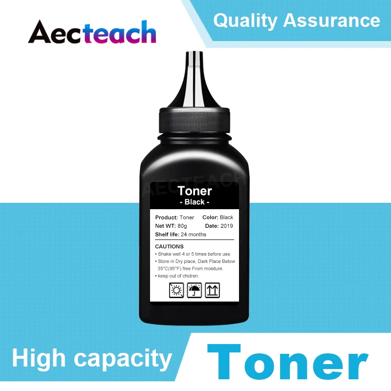 Черная Тонер пудра для лазерного принтера 80 г|Тонер| |